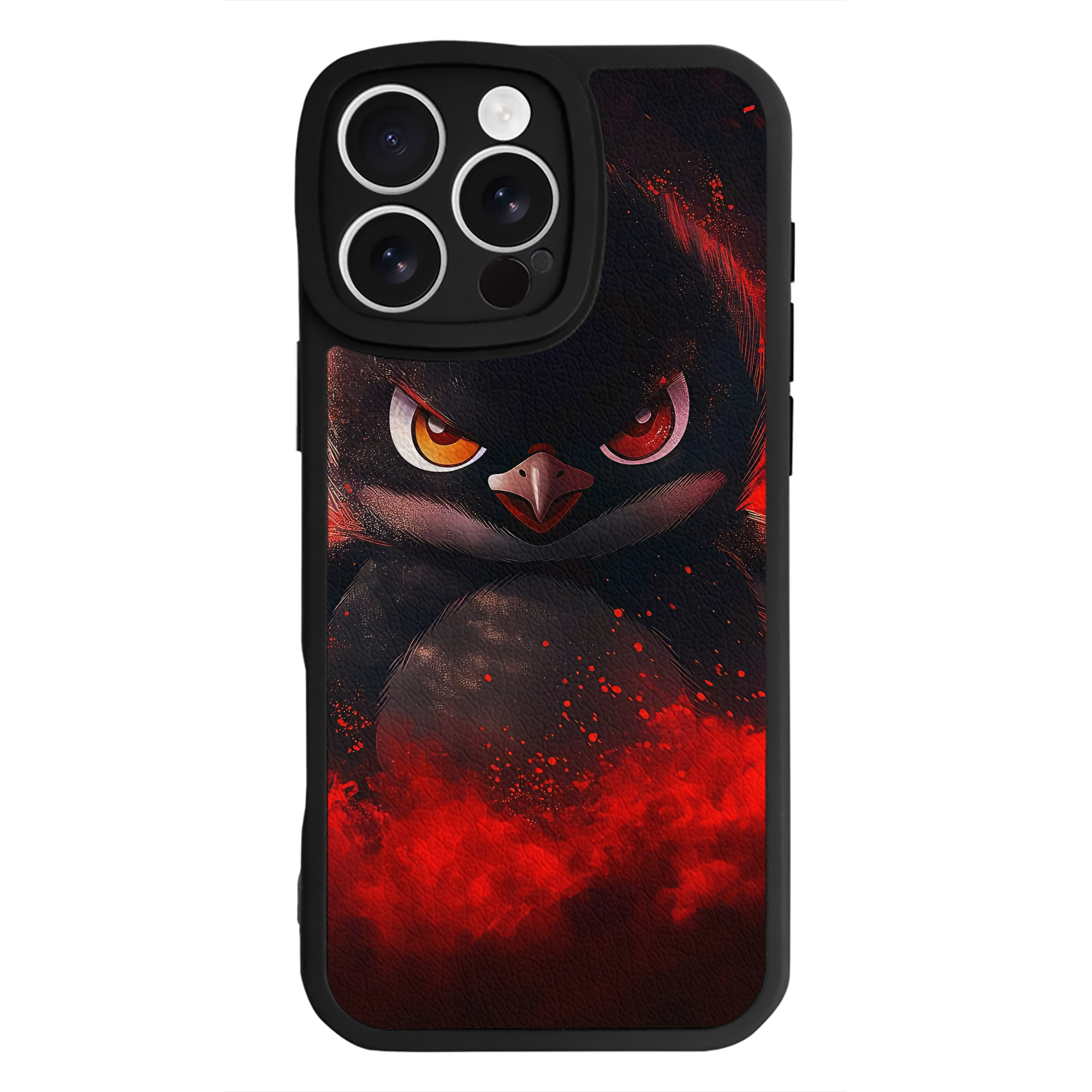 （画像用） Angry Birds アングリーバード 【iPhone 16シリーズ対応】シリコンスマホケース（レザー調） 材質：シリコン